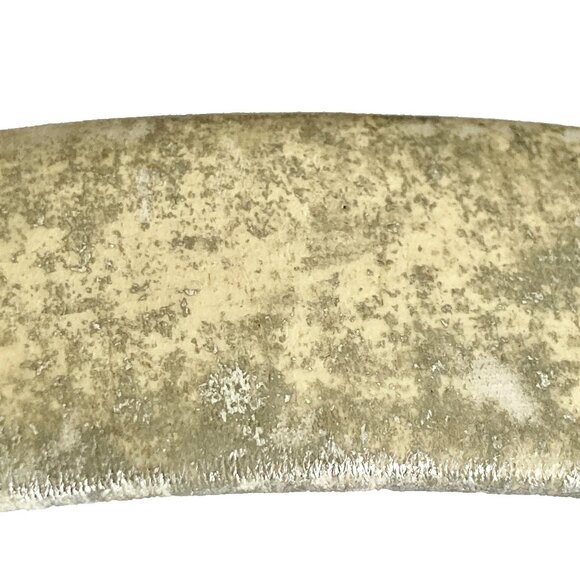 Vintage Gold Metallic Fabric Patina French Barrette 80s 90s Leeza Long Hair 3" - Picture 6 of 10